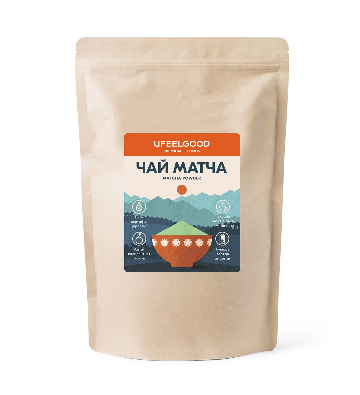 Чай МАТЧА UFEELGOOD, 100 гр