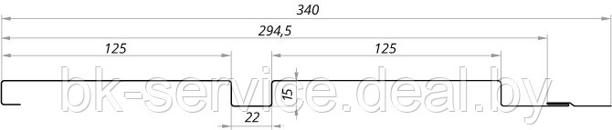Софит металлический Grand Line Квадро брус Standart Satin 0.5 мм., Россия - фото 2 - id-p169738447