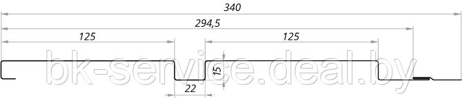 Софит металлический Grand Line Квадро брус Elite Arcelor Mittal Velur 0.5 мм., Бельгия - фото 2 - id-p169738481