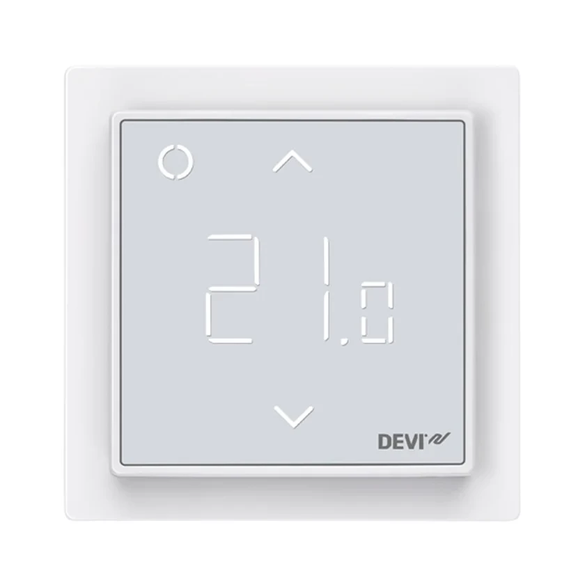 Беспроводной программируемый терморегулятор DEVI Devireg Smart (Wi-Fi), полярно-белый - фото 1 - id-p147592122