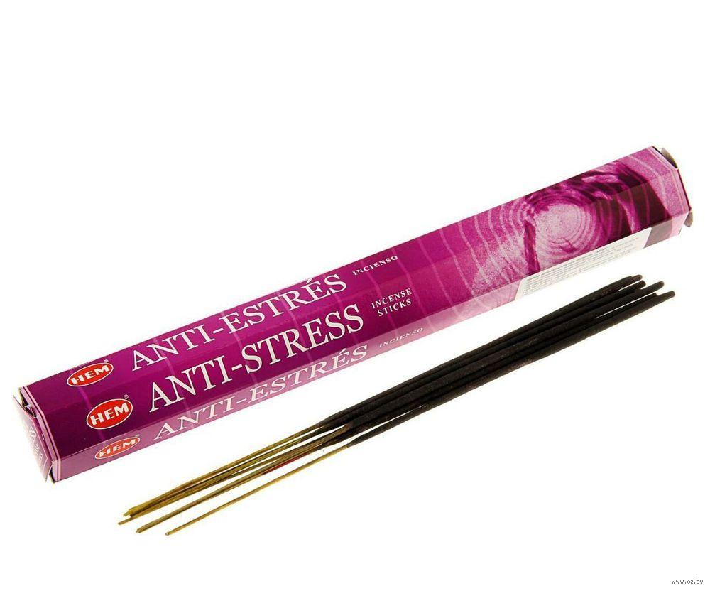 Благовония Антистресс "Hem" Antistress, шестигранник, 20 шт