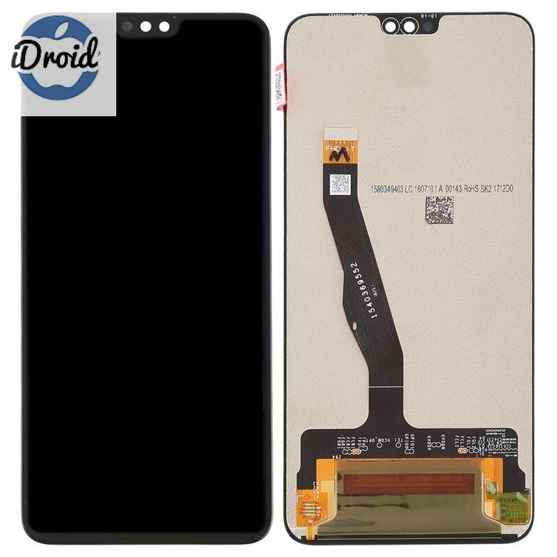 Дисплей (экран) Huawei Honor 8X (JSN-L21) с тачскрином, черный. Lux качество