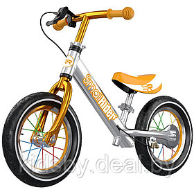 Детский беговел Small Rider Foot Racer AIR 3 (серебристый/бронзовый) с ручным тормозом