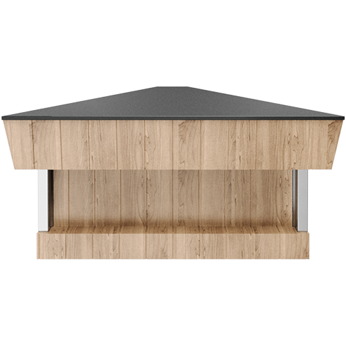 Прилавок угловой внутренний 90 градусов (шведский стол островной) Refettorio RU20S90 - фото 1 - id-p169748253