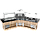 Прилавок нейтральный соединительный на 3 модуля (шведский стол островной) Refettorio RN40AB3 без полки, фото 3