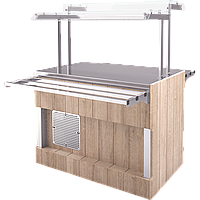 Прилавок холодильный с охлаждаемой нерж. поверхностью (шведский стол островной) Refettorio RC51AP (столешница
