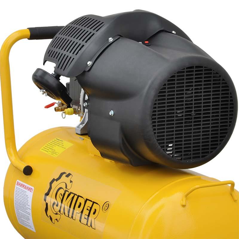 Воздушный компрессор SKIPER AR70V (ДО 440 Л/МИН, 8 АТМ, 70 Л, 230 В, 2.2 КВТ) - фото 4 - id-p169738418