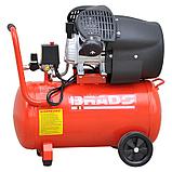 Воздушный компрессор BRADO AR50V (ДО 440 Л/МИН, 8 АТМ, 50 Л, 230 В, 2.2 КВТ), фото 2