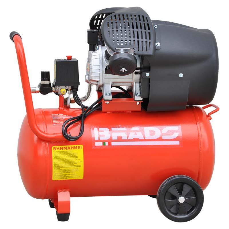 Воздушный компрессор BRADO AR50V (ДО 440 Л/МИН, 8 АТМ, 50 Л, 230 В, 2.2 КВТ) - фото 2 - id-p169764837