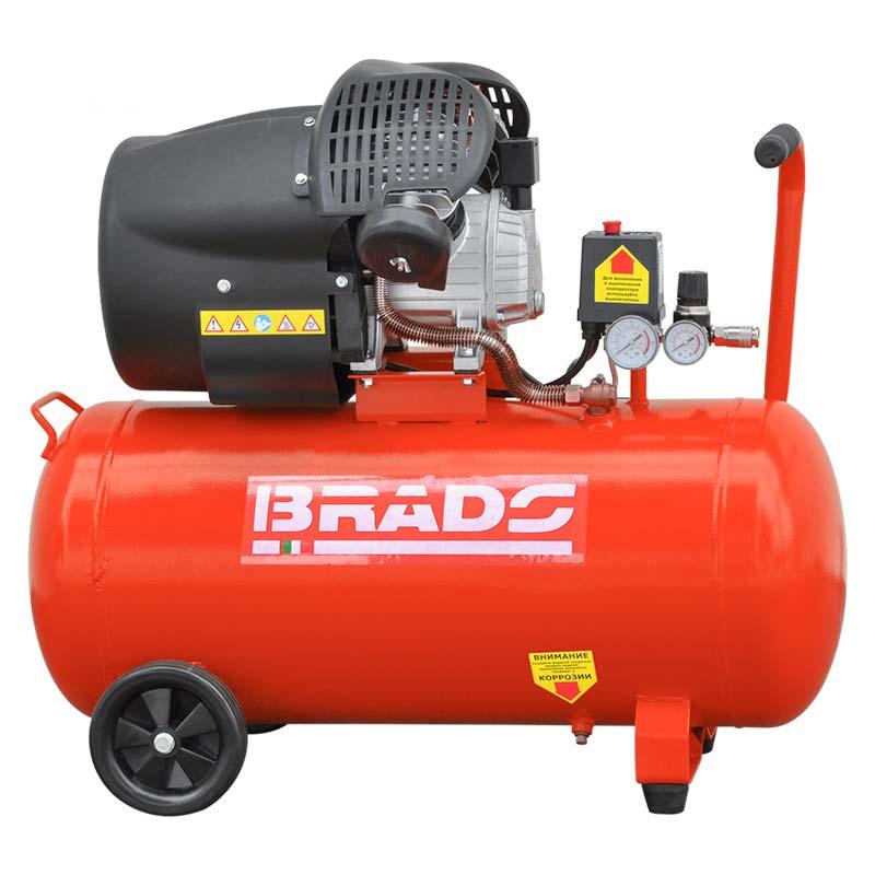 Воздушный компрессор BRADO AR70V (ДО 440 Л/МИН, 8 АТМ, 70 Л, 230 В, 2.2 КВТ) - фото 1 - id-p169764847