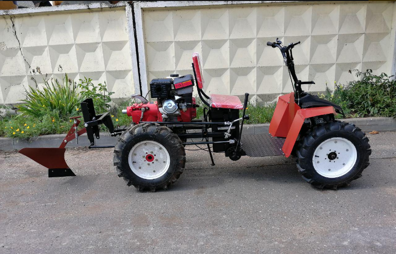 Мини-трактор АМ-4 на базе мотоблока Shtenli 1900 14/16/18 л.с. - фото 2 - id-p169765831