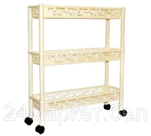 Мебель для ванных комнат BranQ Этажерка Prima BQ2830СЛК (слоновая кость), фото 2