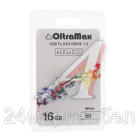 USB Flash Oltramax 50 16GB (белый)