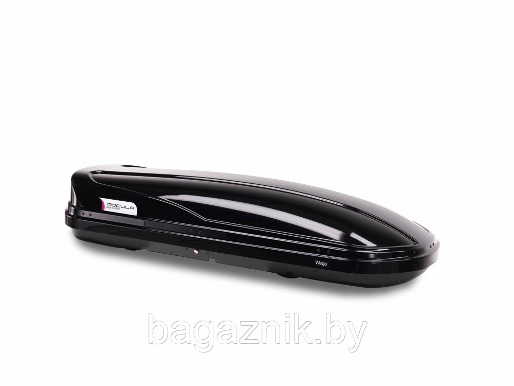Автомобильный багажный бокс Modula Wego 500 Black (200x80x40см) (черный)