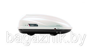 Автомобильный багажный бокс Modula Exclusive 370 White (139x71x48см) (белый)