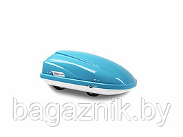 Автомобильный багажный бокс Modula Travel Sport 370 Light Blue (139x71x48см) (голубой)
