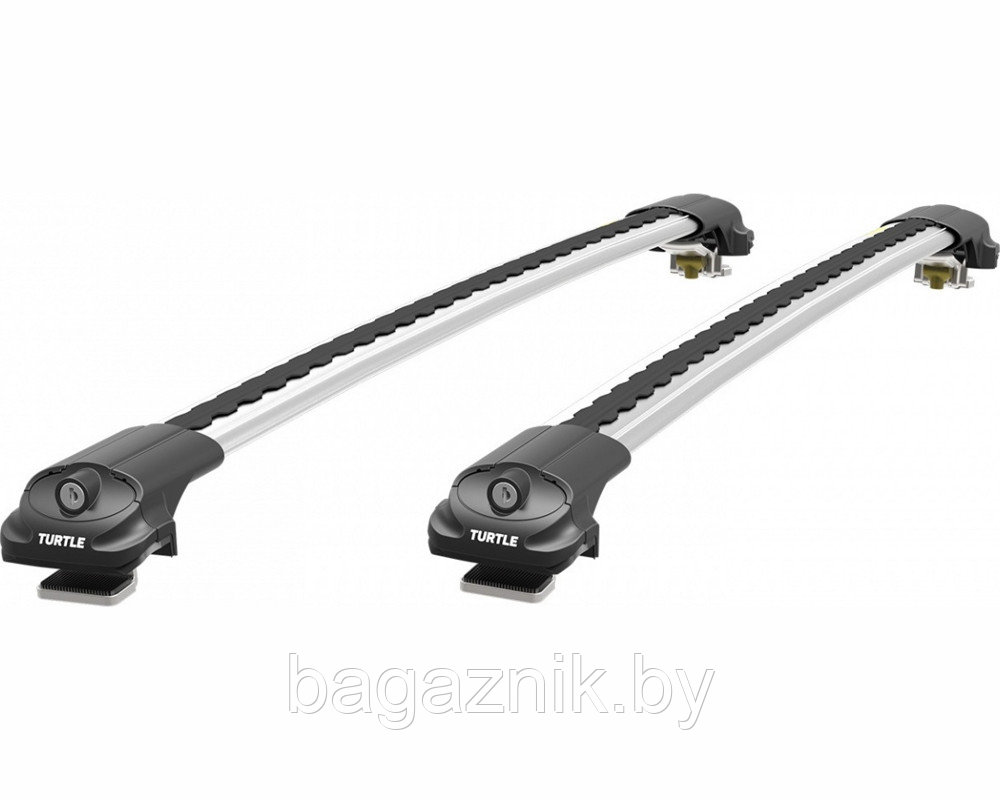 Багажник (поперечины) Turtle Air 1 Silver на рейлинги