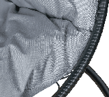 Подвесное кресло Leset Луна черный, фото 5