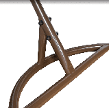 Подвесное кресло Leset Луна коричневый, фото 4