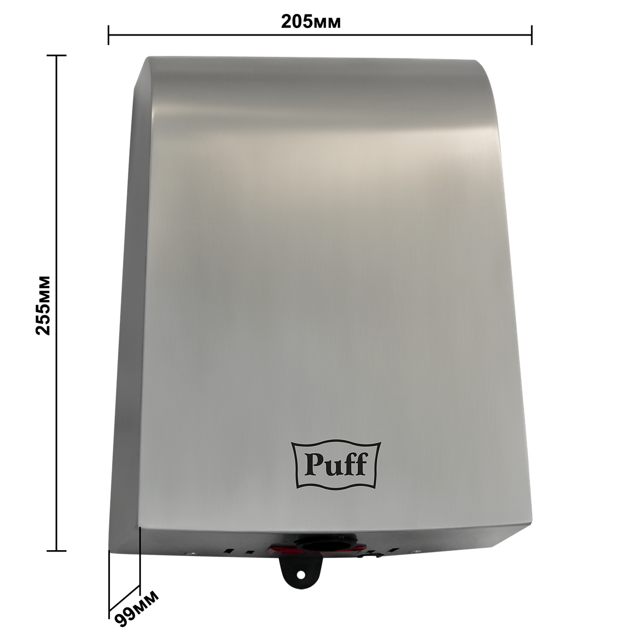 Сушилка для рук Puff-8950 JET (1 кВт) высокоскоростная, антивандальная - фото 8 - id-p101895705