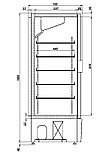 Среднетемпературный холодильный шкаф Ariada Рапсодия R700MS (стеклянная дверь), фото 2