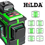 Лазерный уровень (нивелир) HILDA 3D PRO+, фото 3