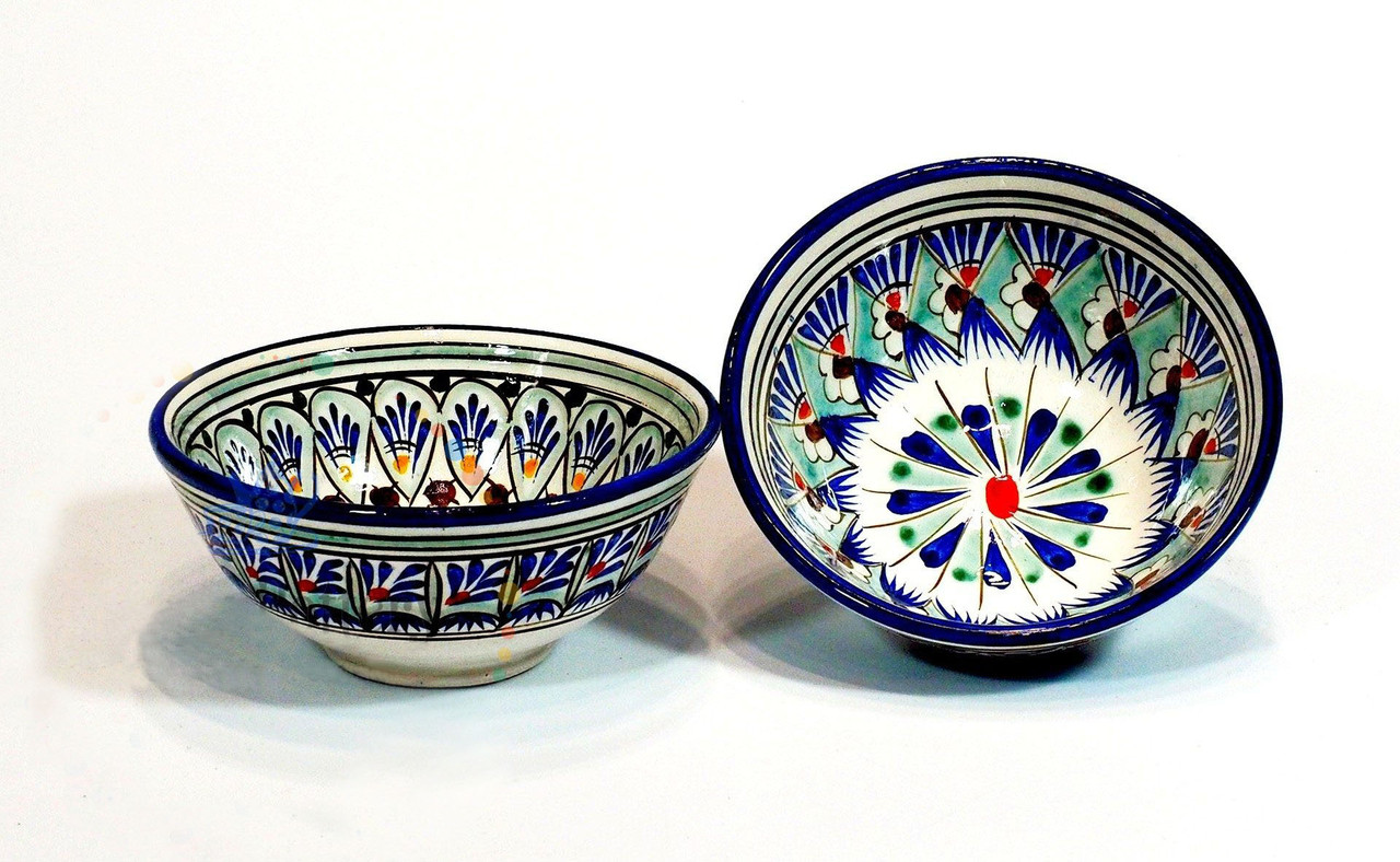 Пиала для чая малая 6 см. Риштанская керамика