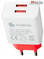 Зарядное устройство ZeepDeep EnergyPlug 2xUSB 2.4A 802075