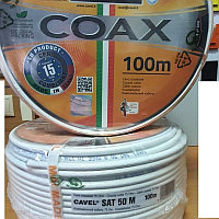 TV кабель коаксиальный CAVEL SAT50 телевизионный кабель медь Italy