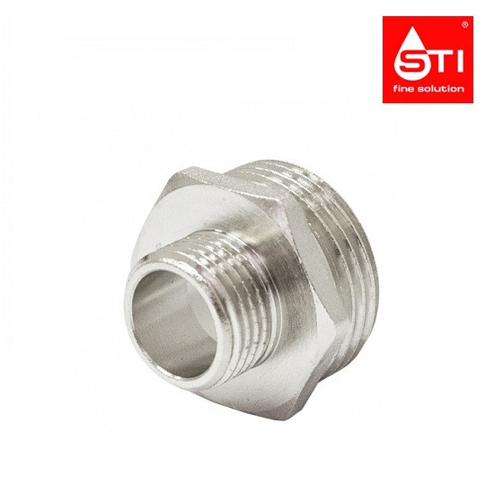 Ниппель переходной STI 3/4" НР х 1/2" НР