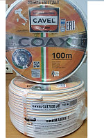 TV кабель коаксиальный CAVEL SAT 703 телевизионный кабель медь Italy