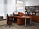 Офисный шкаф для документов со стеклом и нишей 800*355*1880, фото 10