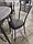 Стол обеденный овальный Сириус М61 дуб Рошелье/металлик, фото 2