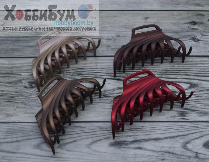 Заколка для волос "краб" 11.5 см пластик