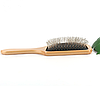 Расческа для волос массажная, деревянная, с металлической щетиной, фото 3