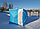 Палатка-куб зимняя Bazizfish 1621 ,180х180х205см (Синяя), фото 2