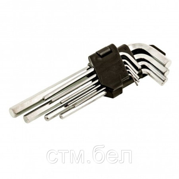 Ключи шестигранные 9 шт. 1,5-10мм. MAXTER - фото 1 - id-p123477743