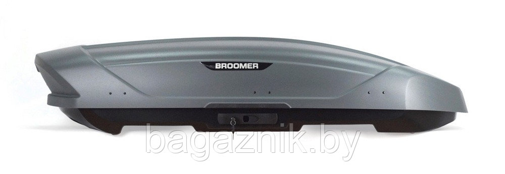 Багажный бокс Broomer Venture L 430л. (187x89x40см) серый тиснение - фото 1 - id-p169857839