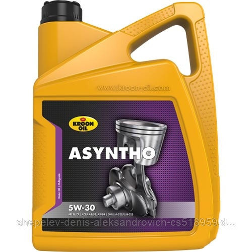 Моторное масло Kroon-Oil Asyntho 5W30 5L