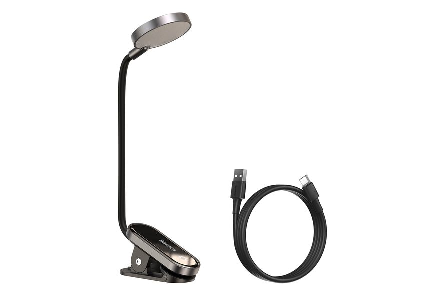 Лампа для книг - Baseus Comfort Reading Mini Clip Lamp Dark Gray (DGRAD-0G) - фото 4 - id-p169873999