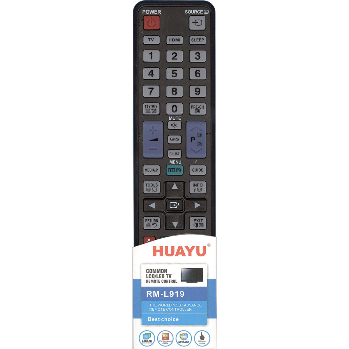 Пульт универсальный для телевизора Samsung RM-L919 (серия HRM765)