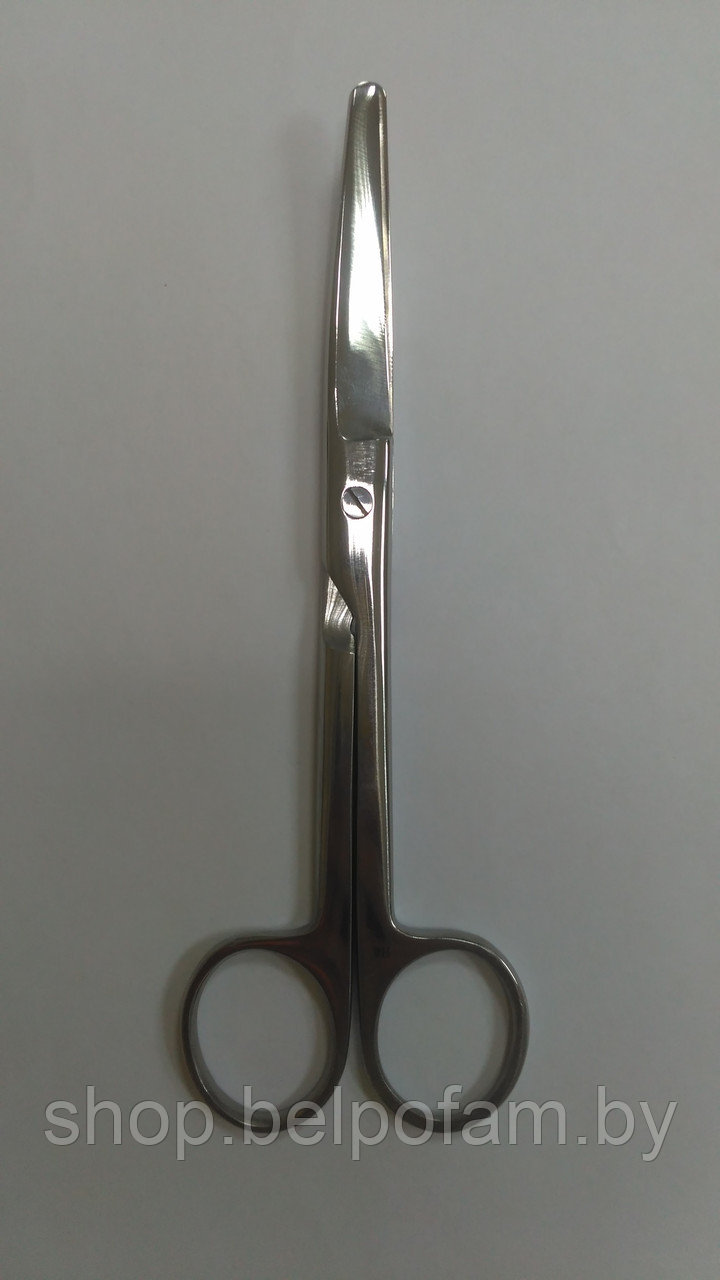 Ножницы тупоконечные вертикально-изогнутые 170 мм - фото 2 - id-p110328539