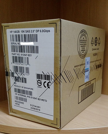 512547-B21 512744-001 Жесткий диск HP 146GB 15K 6G 2.5 SAS DP, фото 2