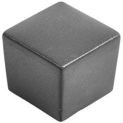 Заглушка пластиковая квадратная наружная 20х20 черная, фото 1