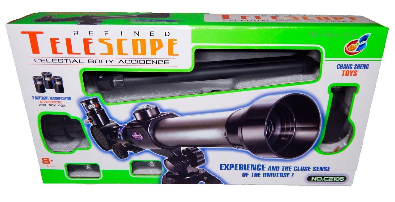 Детская игрушка телескоп увеличение 20X/30X/40X Арт. C2105 - фото 3 - id-p169875315