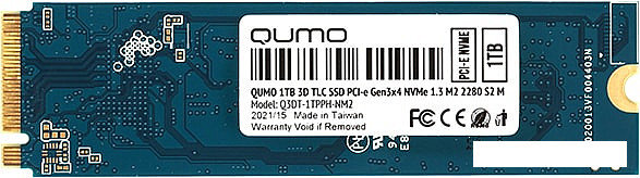 SSD QUMO Novation 3D TLC 1TB Q3DT-1TPPH-NM2, фото 2