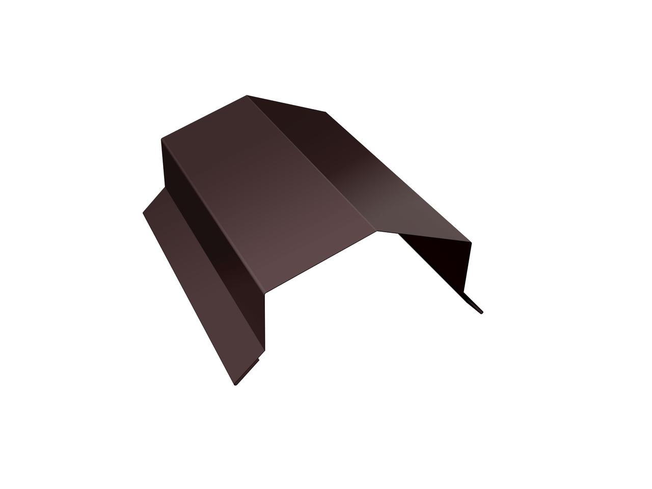 Парапет угольный 200 мм RAL 8017