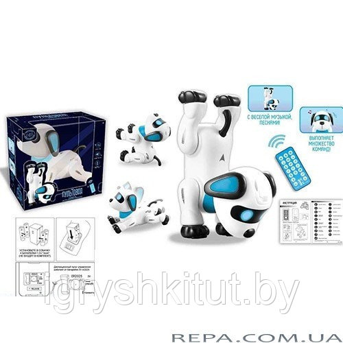 Робот-собака на радиоуправлении мини акробат русская озвучка, арт.ZYA-A2906 - фото 6 - id-p169884482