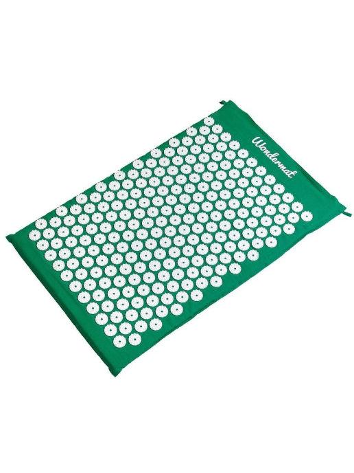 Массажный акупунктурный коврик Wondermat Зеленый - фото 4 - id-p169885964