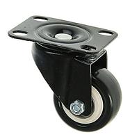 Колесо мебельное d=65 мм, без тормоза, черное 5186379